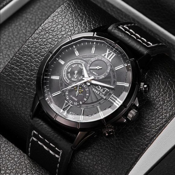 Men Triple Dial Quartz Watch - Picture 2 of 2